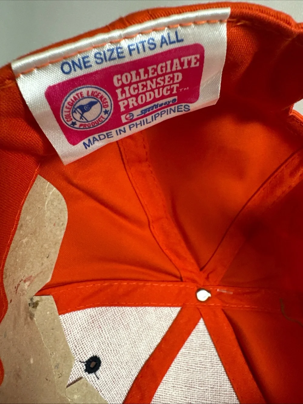 Syracuse Orange Men’s Orange & Navy Snapback Hat Vintage